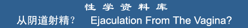 Ejaculation from the vagina?